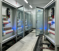 Armoire de commande électrique DR Custom PLC, coffret de distribution basse tension, armoire de distribution électrique, indice de protection IP55, 100A 480V