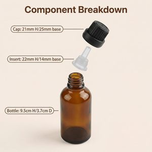Nuevo Producto: Botella de Vidrio de 5ml, 10ml, 15ml para Aceite Esencial, Té y Color Azul con Logotipo Serigrafiado - Product Image 4
