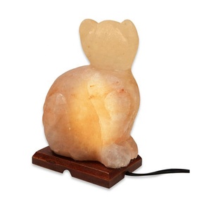 Sian Enterprises Stylish Cat Hand Carved Rock <b>Salt</b> <b>Lamp</b> with Cord & <b>Bulb</b> Himalayan <b>Salt</b> <b>Lamp</b> Animal Style Carved Technique - Product Image 2