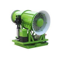 Canon à brouillard automatique à entraînement hydraulique Zhenton avec brume d'eau pour la suppression de la poussière dans les mines, les solutions d'aménagement paysager urbain et agricole