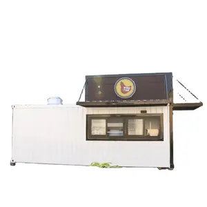 Hot Sale Houses Container Coffee Shop Prefab Restaurant Mobile Container Bar With Cafe Full Equipment