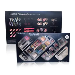 Amazon Kit Rias Profesional 28 PCS, Kit Riasan Wajah Profesional, Pelat Kontur Bibir, Eye Shadow Warna, Kit Riasan Mengandung Semua Yang Perlu Anda Mainkan