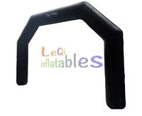 Arche publicitaire gonflable en bâche PVC pour promotion extérieure, ligne de départ/arrivée gonflable pour événements