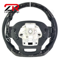 Volant en fibre de carbone forgé avec palettes de changement de vitesse magnétiques pour Ford Raptor F150 XLT STX Shelby XL 2018-2024
