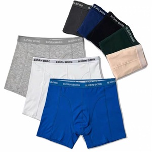 <strong>Mens</strong> <strong>Boxer</strong> Briefs Mid-Rise ODM Cotton Breathable Printed Underwear Wholesale Bottoms <strong>Clearance</strong> Sale - Product Image 2