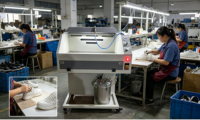 Machine à pulvériser la colle pour chaussures FS-896, à usage professionnel, pour colle aqueuse et colle blanche, 220V 1500W