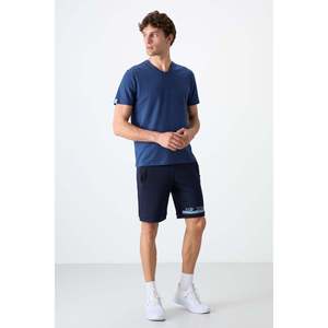 Pantalones Cortos para Hombre Air Jones Albie Indigo de Corte Estándar - Ropa Casual Cómoda de Mezcla de Algodón para Verano - Modelo 81241 - Product Image 2