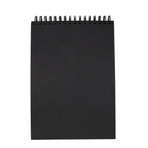 Cuaderno de bocetos con espiral, cubierta negra, A4, 160G, 40 hojas - Product Image 1