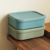 Boîte à bento réutilisable en silicone de qualité alimentaire avec séparateurs, idéale pour les enfants et bébés, ensemble de vaisselle pour repas, design de boîte à bento pour l'alimentation des bébés - Vente Flash