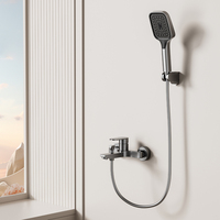 SANIVITAL Ensemble de douche pour baignoire, système de douche à main pour salle de bain, robinets thermostatiques, vente chaude