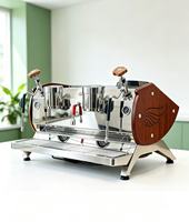 Machine à café expresso semi-automatique à double tête KS362, 3L+1L+3L+1L, chaudière quadruple T3, contrôle PID, machine à café commerciale pour café