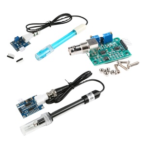 Módulo de Sensor regulador de detección de valor de <span class=keywords><strong>PH</strong></span> líquido, medidor de Control de monitoreo, sonda de electrodo de <span class=keywords><strong>PH</strong></span> BNC para <span class=keywords><strong>Arduino</strong></span> <span class=keywords><strong>PH</strong></span> 0-14 - Product Image 1