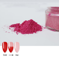 Poudre de pigment thermochromique à haute température noir sensible à la chaleur à colorant incolore pour peinture à l'encre