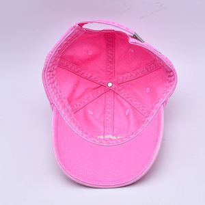 Gorras Personalizadas al por Mayor, Gorras Lisas de Color Rosa para Papá, Gorras Personalizadas con Logotipo Bordado - Product Image 2