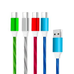 Cavo di Ricarica Rapida USB Type-<span class=keywords><strong>C</strong></span> <span class=keywords><strong>3</strong></span>-in-1 in Rame Puro con LED, 1m-10ft, Vendita all'Ingrosso - Product Image 1