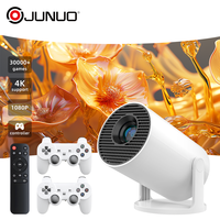 Proyector Portátil HY300-G1 720P 120ANSI LM Enfoque Manual Controles Inalámbricos Dobles WiFi Android Muchos Juegos