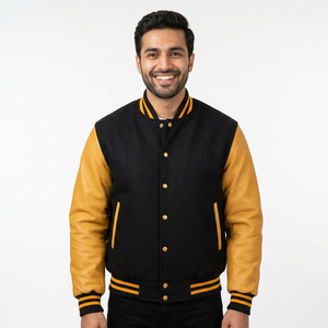 Hot Sale Luxury <b>Men's</b> Varsity <b>Jackets</b> Custom Chenille Embroidery Logo <b>Baseball</b> Style CollegeBaseballjacket <b>for</b> <b>men</b> - Product Image 1