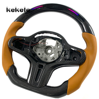 Volant personnalisé en fibre de carbone avec LED pour BMW Série G 440i 340i 330i G05 G20 G21 G22 G29 G30 G87 X5 X6 X3M X4M M2 M3 M4 M5 Z4