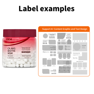 อาหารเสริมผม ผิวหนัง และเล็บ แคลเซียม AKG MSM แบบแคปซูล สำหรับผู้ขาย Amazon FBA ที่ต้องตามข้อกำหนด พร้อมใบรับรอง COA และการทดสอบโดยบุคคลที่สาม - Product Image 6