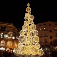 Anpassbare 5-30m kommerzielle PVC-Weihnachts baum beleuchtung im Freien Wasserdichte energie sparende LED-Beleuchtung für Feiertage