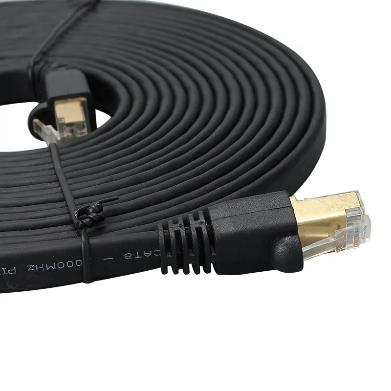 Fábrica gato 8 Ethernet Cable de parche de Cat8 Rj45 FTP comunicación Lan Cable, 2000MHz, 40Gbps
