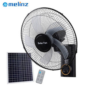 Solar Powered Rechargeable <b>Stand</b> <b>Fan</b> 16-Inch 5 Blades ABS Plastic Remote Control Energy Efficient Class for Home Office Outdoor - Product Image 2