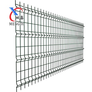 Clôture de sécurité de jardin en treillis métallique soudé 3D de <span class=keywords><strong>2m</strong></span> à 2,5m de <span class=keywords><strong>hauteur</strong></span>, facile à installer, avec poteaux pour la protection de la propriété, en métal durable - Product Image 2