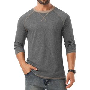 Pull à manches courtes décontracté pour homme, col rond, athlétique, en molleton écologique, doux, 100% coton - Product Image 1