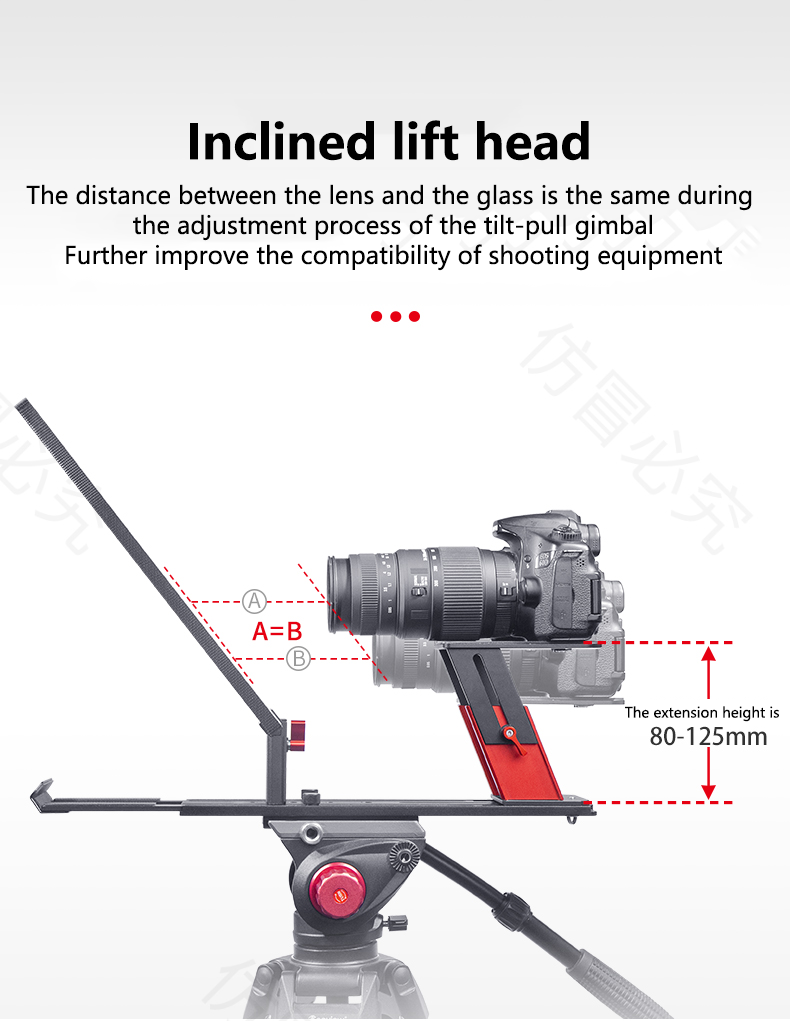 Desview Bestview TP150 Universal Teleprompter for DSLR Camera Smartphone iPad Interview Protable Camera teleprompter