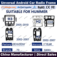 Nouveau cadre audio pour voiture 2026 pour DODGE GMC HUMMER LINCOLN, cadre Android 2 DIN pour autoradio, lecteur DVD de voiture, cadre stéréo de voiture