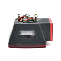 Feu arrière carré LED 12V pour remorque, lampe de remorquage rouge pour camion, pièce de rechange
