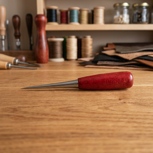 Aiguille à coudre DK-908 pour tailleurs |   Aiguille à coudre avec manche en bois et pointe métallique pour la couture et le travail artisanal - Product Image 3
