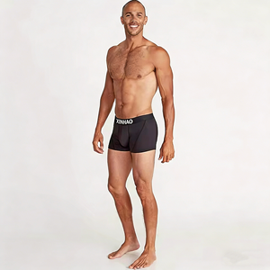 Nouveauté, caleçons vibrants à gros renflement, stocks importants, sous-vêtements respirants, sport, nouveau style, boxer pour homme hautement extensible - Product Image 3