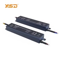 YSD 300W Mini LED Driver Alimentation Mince En Aluminium Étanche IP67 CE ROHS Certifié AC-DC 110V-277V 24V Bande Unique 5 Ans