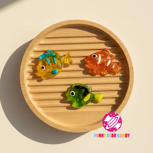 Bonbons gélifiés halal <span class=keywords><strong>en</strong></span> forme de poisson rouge, saveur fruitée, bonbons gélifiés moelleux, bonbons à mâcher, <span class=keywords><strong>confiserie</strong></span> <span class=keywords><strong>en</strong></span> <span class=keywords><strong>gros</strong></span> pour enfants - Product Image 2
