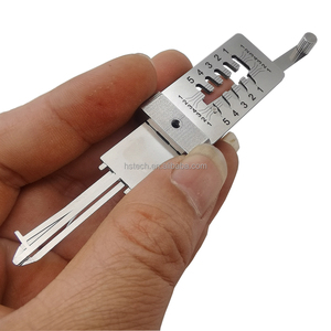 Lishi Jason Hillier <span class=keywords><strong>Ingersoll</strong></span> 2 en 1 Pick and Decoder Door Lock Pick Decoder Unlock Tool - Product Image 4