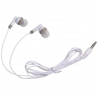 Earbuds Headphone Earphone Massal dengan Ear-Bud Silikon yang Nyaman untuk Siswa di Kelas Sekolah, Anak-Anak, dan Dewasa Individu