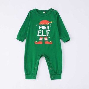 Pigiami coordinati personalizzati per la famiglia <span class=keywords><strong>a</strong></span> tema elfi natalizi, con elastico in vita, traspiranti, ad asciugatura rapida, <span class=keywords><strong>a</strong></span> quadri rosso-verde, set per papà, mamma e bambini - Product Image 4