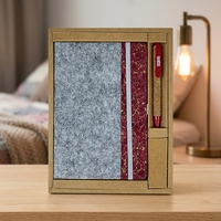 Couvertures personnalisées pour agenda A5 en liège et feutre, inserts 2026 pour carnet de notes, recharge pour journal à couverture rigide, coffret cadeau d'affaires OEM