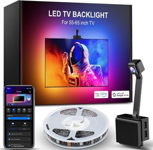 ไฟแบ็คไลท์สมาร์ททีวี 55-65 นิ้ว ซิงค์หน้าจอและเพลง แถบไฟ LED RGB Ws2811 ทองแดง ควบคุมผ่านแอปและ<span class=keywords><strong>เสียง</strong></span> - Product Image 2