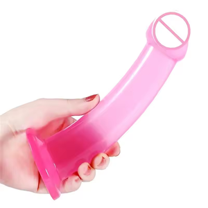 Consolador realista de estilo de correa de pene transparente de múltiples especificaciones y varios tamaños de alta calidad para parejas masculinas y femeninas homosexuales - Product Image 1