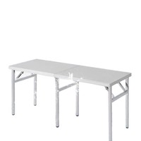 Table pliante en acier inoxydable, portable, pour barbecue, marché nocturne, maison, ou atelier extérieur, table longue