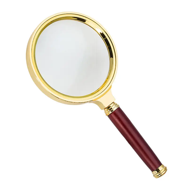 LUXUN 10X Portable 60mm Handheld magnifying lamp High Definition Magnifying Glass Eye Loupe Magnifier for Reading Jewelry