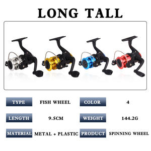 Carrete de Pesca Giratorio Yumoshi JL200 con Manivela de 60 mm de Aleación de Aluminio para Mano Derecha, para Pesca en Playa y Océano, 144.2 g - Product Image 4