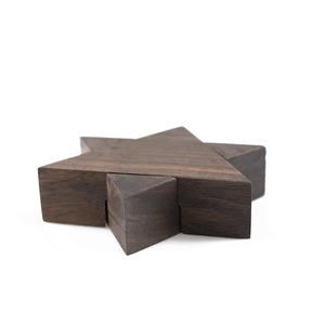 New Design Wedding Walnut <strong>Wooden</strong> Jewelry <strong>Ring</strong> Box for Gift - Product Image 4