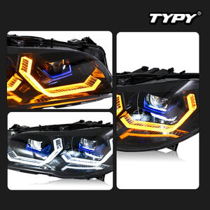 Ensemble de phares TYPY pour BMW Série 5 F10 F18 M5 2011-2017, feux de jour Angel Eyes, clignotants, feux de croisement - Product Image 2