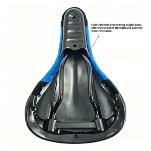 Fahrrad-Plüsch-Sattelbezug Mountainbike Gepolsterter Sattelüberzug mit Belüftung Isolierung Atmungsaktives Fahrradzubehör - Product Image 2