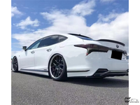 Kit carrosserie diffuseur arrière en fibre de carbone de haute qualité pour Lexus LS350 LS500H, lèvre de pare-chocs arrière personnalisée, outils automobiles