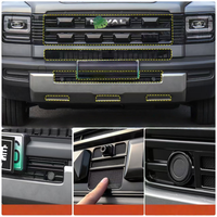 Grille avant en ABS noir brillant, nouvelle version améliorée, avec filet anti-poussière, compatible avec les accessoires Haval H7 V7 2026+