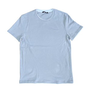 Camiseta de Algodón de Alta Calidad Personalizada, Color Puro, Cuello Redondo, Gruesa y Resistente, para Hombre - Product Image 1